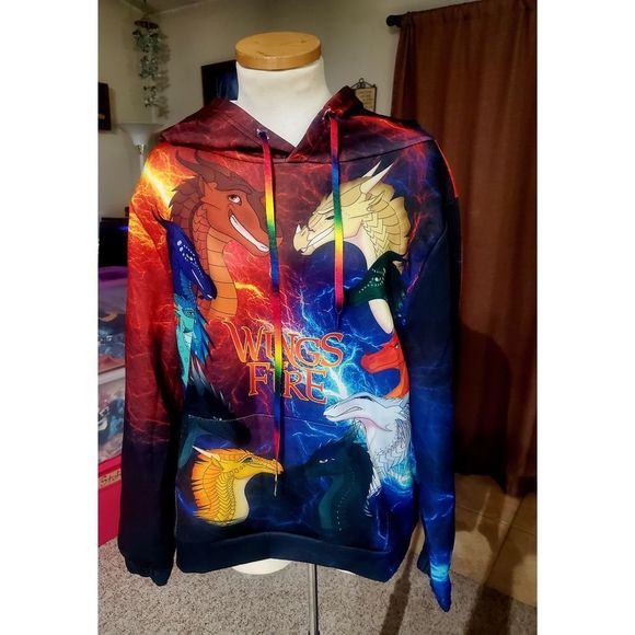 NWOT WINGS OF FIRE HOODIE - Picture 6 of 6